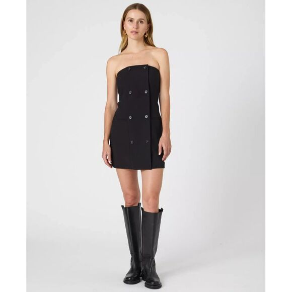 French Connection Women's Dress Sz 8 Azra Strapless Twill Mini - Picture 1 of 3